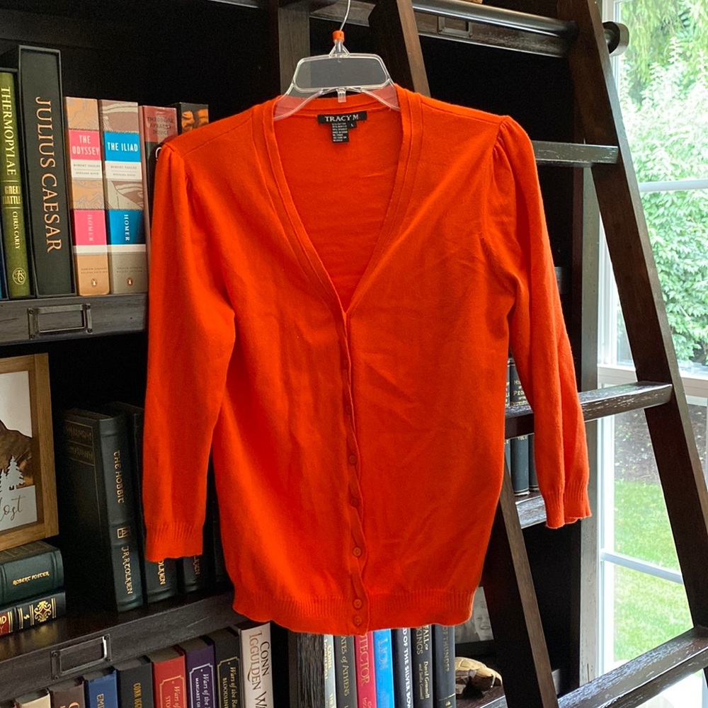 Orange Light Sweater/Cardigan 🍂🍁
